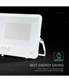 200W LED projektør - 135lm/W, IP65, hvidt hus, Cree chip, 6 års garanti