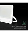 V-Tac 300W LED projektør - 135lm/W, IP65, hvidt hus, CREE Chip, 6 års garanti