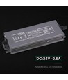 60W / 24V DC strømforsyning - 2.5A, IP67 vandtæt