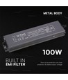 100W / 24V DC strømforsyning - 4.15A, IP67 vandtæt