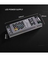 60W / 12V DC Slim strømforsyning til LED strips - 5A, IP20 indendørs