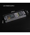 150W / 12V DC strømforsyning til LED strips - 12.5A, IP20, Slim design