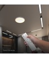 V-Tac 30W/60W/30W LED loftlampe med fjernbetjening - 3-i-1 CCT, dæmpbar, træ-finish, designerlampe