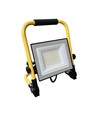 50W LED projektør på stativ - 3m ledning, arbejdslampe, sort hus, IP65, CREE chip, 6 års garanti