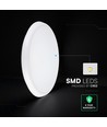 V-Tac 18W LED sensorlampe med CREE chip - 5-i-1 CCT, IP65, indbygget mikrobølgesensor, 6 års garanti