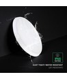 V-Tac 18W LED sensorlampe med CREE chip - 5-i-1 CCT, IP65, indbygget mikrobølgesensor, 6 års garanti