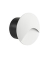 3W LED indbygningsspot til trapper - Rund, hvid, aluminium, IP65, 3000K, inkl. lyskilde