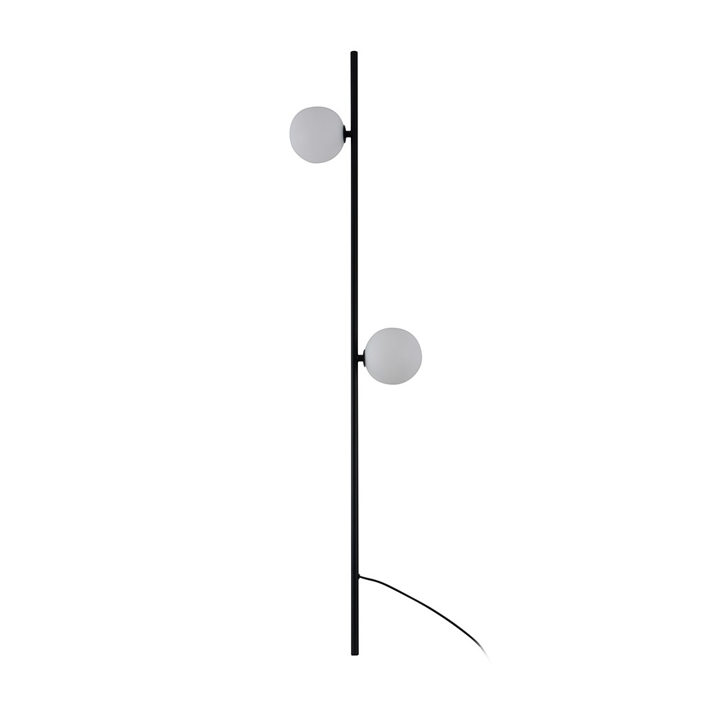 2 stk. 3W LED havelampe - Sort, IP65, 3000K, inkl. lyskilde - Kulør : Varm billede