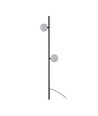 2 stk. 3W LED havelampe - Sort, IP65, 3000K, inkl. lyskilde