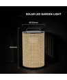 V-Tac 1,2W solcelle havelampe - IP65, 2800K, dæmpbar, varm hvid