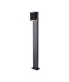 V-Tac GU10 havelampe, 80cm - IP44, sort, uden lyskilde, bedlampe