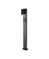 V-Tac 80cm GU10 havelampe bedlampe - IP44, sort, uden lyskilde