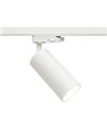 10W 3-faset RA97 dæmpbar skinnespot - 110lm/w, hvid