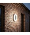 Oval sensor væglampe 11W - PIR sensor, 5000K, IP65, 825lm