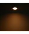 6 stk. 12V downlight - 2,5W, rund, inkl. kopbor og quick connector, til båd mm.