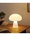 Opladelig LED svampe bordlampe - Hvid, touch dæmpbar, CCT, IP54