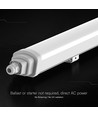 150cm 48W vandtæt komplet LED armatur - 120lm/W, IP65, 4000K, 6 års garanti