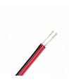 10m 1,2mm² kabel rød/sort - 2-ledet (16AWG), 12-24V, til LED strip