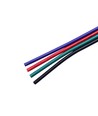 5m 1,2mm² RGB kabel - 4-ledet (16AWG), 12V-24V til LED strip