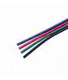 10m RGB Kabel - 4x0,35mm², 12V-24V, til LED strip
