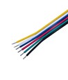 5m RGBCCT Kabel - 6x1,3mm²(16AWG), 12-24V, til LED strip