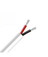 5m Kabel rød/sort, hvid rund - 2x0,35mm², 12V-24V, til LED strip