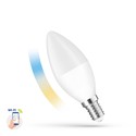 LED 5W Smart Home LED pære - Tuya/Smart Life, virker med Google Home, Alexa og smartphones, C38, E14