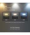 18W kvadratisk LED indbygningspanel - CCT, Backlit, CREE chip, 6 års garanti