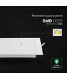 24W Firkantet LED indbygningspanel - Backlit, 3-i-1 CCT, CREE chip, 6 års garanti