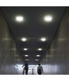 18W kvadratisk LED loftlampe - Backlit, CCT, 3-i-1 farvevalg, Cree chip, 6 års garanti