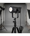 300W Projektør til foto og video Flickerfri RA97 - justerbar kulør / lysstyrke, Display, inkl. fjernbetjening, 5m ledning