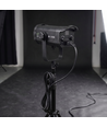 300W Projektør til foto og video Flickerfri RA97 - justerbar kulør / lysstyrke, Display, inkl. fjernbetjening, 5m ledning