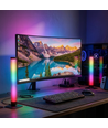 2 stk. ambient gamer bordlamper - RGB løbelys, 360° effekt, 33 cm