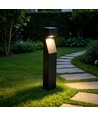Sort Z havelampe - 8W, 80 cm, IP65 udendørs, inkl. lyskilde