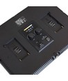 200W LED-lyspanel til foto og video - Inkl. Barndoors, Justerbar CCT og 8 effekter