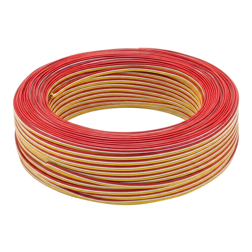 100m CCT Kabel - 3x0,35mm ², 12-24V, til LED strip