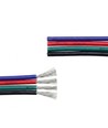10m RGB Kabel - 4x0,35mm², 12V-24V, til LED strip