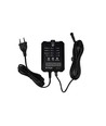 10 stk. nedgravningsspot med timer/sensor - 0,5W, rund, rustfrit stål, inkl. strømforsyning