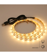 80cm USB LED strip til TV og PC - 60 LED pr. meter