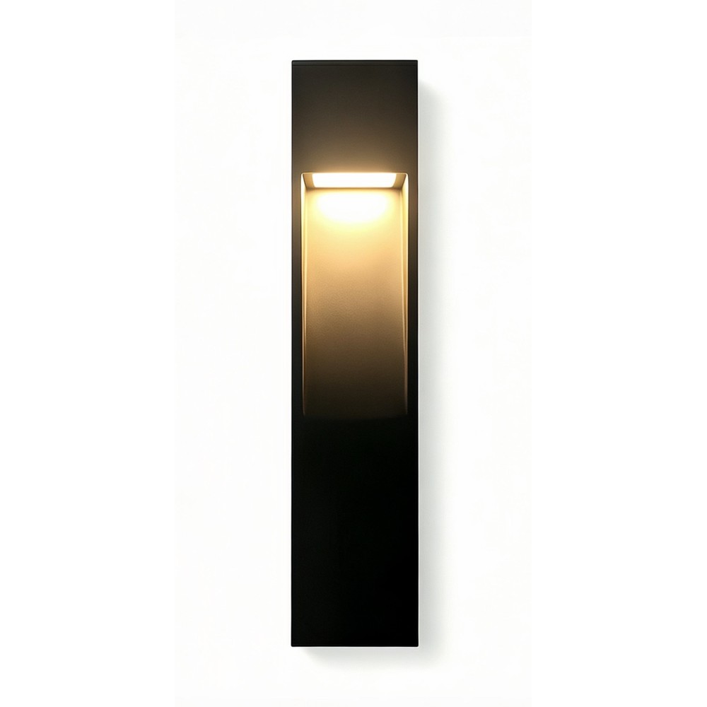 Sort havelampe - 13W, 100 cm, IP65 udendørs, inkl. lyskilde - Kulør : Varm