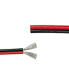 10m 1,2mm² kabel rød/sort - 2-ledet (16AWG), 12V-24V, til LED strip
