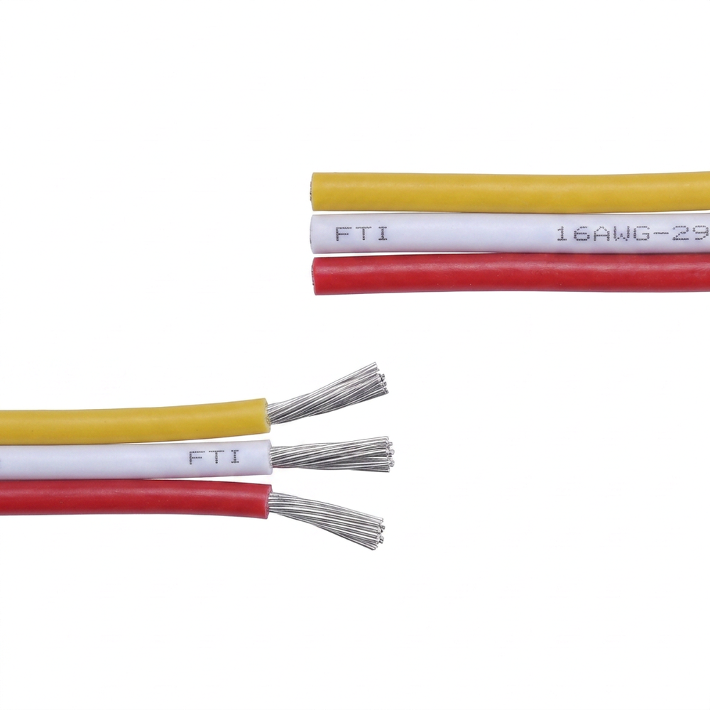 10m 1,2mm ² CCT kabel - 3-ledet (16AWG), 12-24V til LED strip