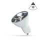 6W LED spot, 10° - Ekstra fokuseret, 230V, GU10