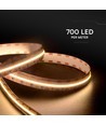 V-Tac 5m 22W/m LED strip - 24V, IP20, 4000K, 700 LED pr. meter