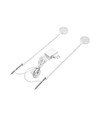 2 stk. Fleksibel plantelys med spyd - 12W, timer, 40cm