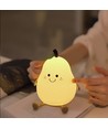 MOCHI Pære Natlampe til Børn - Silikone, RGB + Varm Hvid