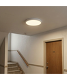 30W LED sensorlampe med nødlys – justerbar watt/CCT, IP44, indbygget batteri