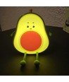 MOCHI Avocado natlampe i blød silikone/hård plast - genopladelig, touch dæmpbar