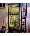 4 stk. plantelys 35W - Inkl. timer, fuldt spektrum, uden blæser, justerbar lysstyrke, IP20