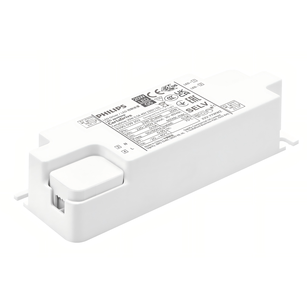 Philips 20W / 500mA LED driver - 30V-40V, flicker fri